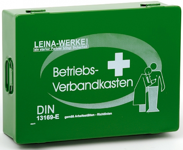 Betriebsverbandkasten -groß- mit Inhalt nach DIN 13169