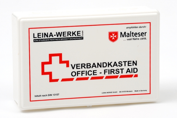 Betriebsverbandkasten "Office-First Aid" mit Inhalt nach aktueller DIN 13157