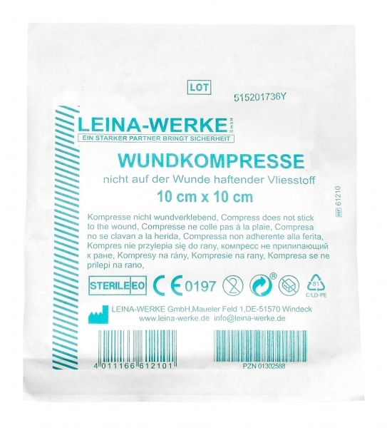 Wundkompresse steril - 10cm x 10cm