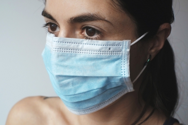 200x Atemschutz - Gesichts-Maske Mundschutz 3-lagig -einweg- Hygieneschutz